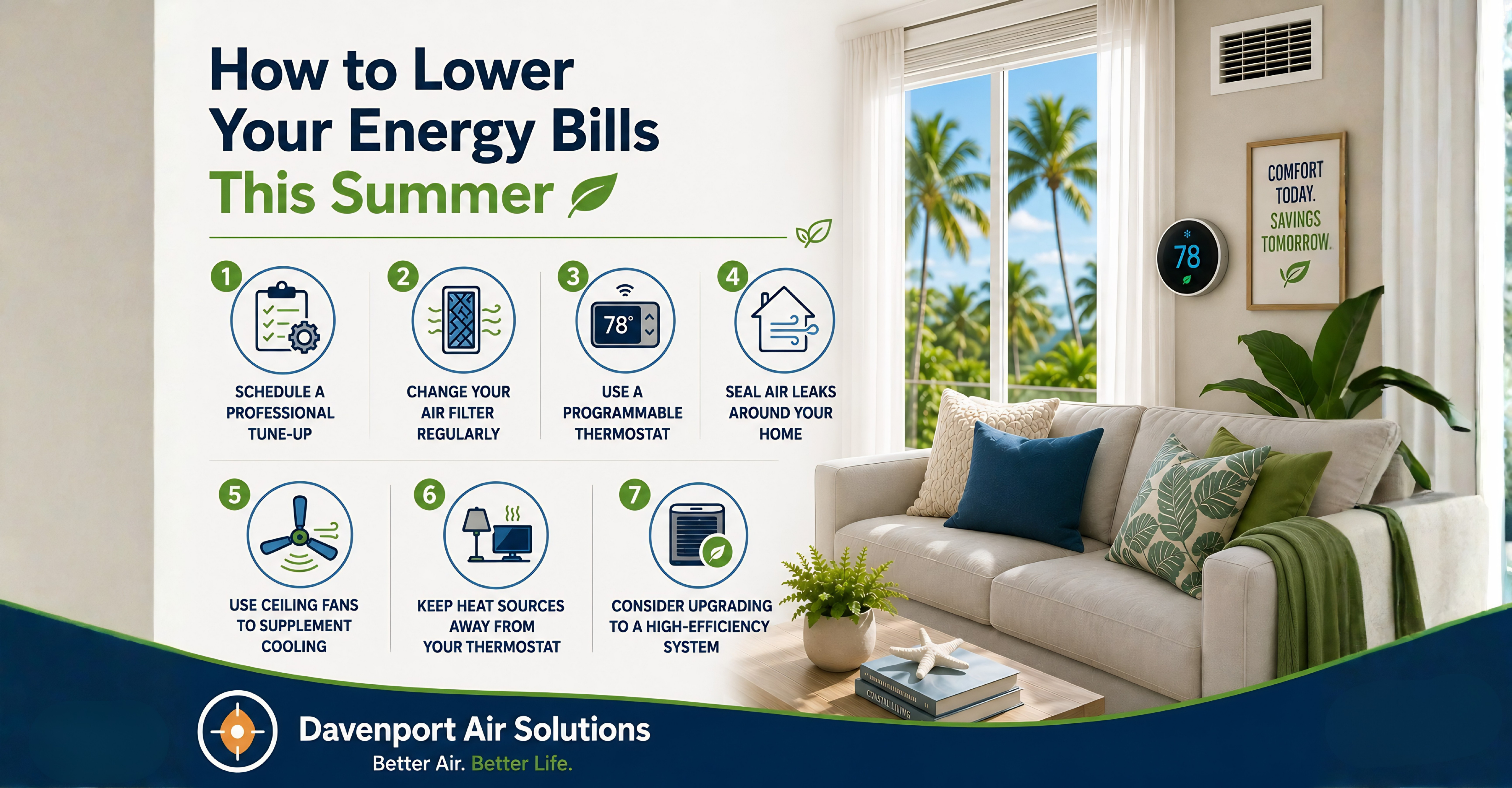 Energy efficient home cooling tips